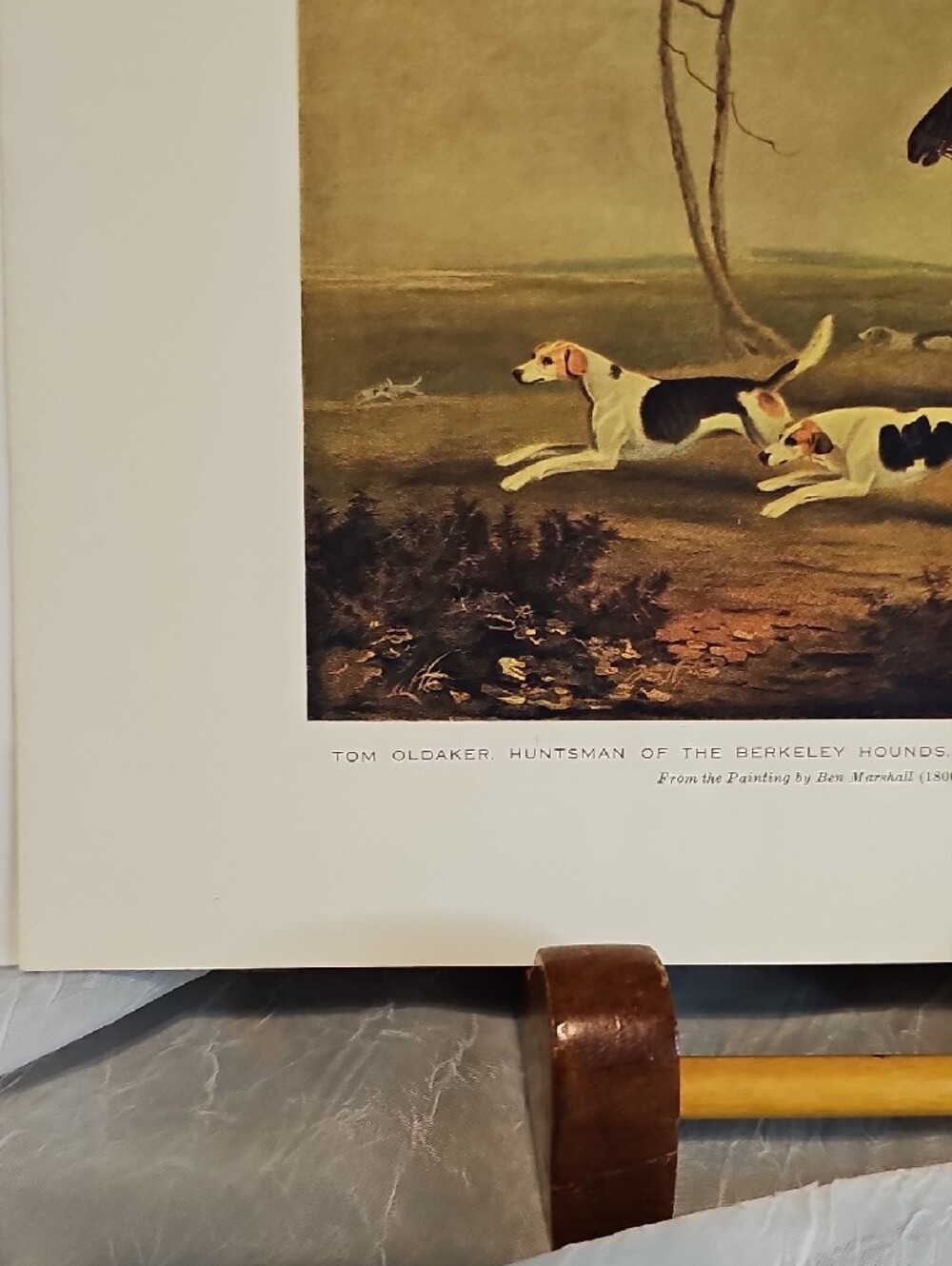 Equestrian Hunting Print with Hounds - Horse & Dogs Art - Picture 3 of 11